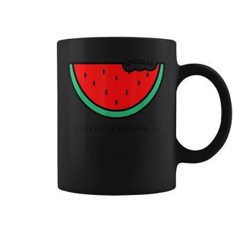 'This Is Not A Watermelon' Palestine Collection Coffee Mug - Monsterry AU