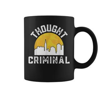 Thought Criminal Free Thinking Free Speech New Yorker Nyc Coffee Mug | Mazezy