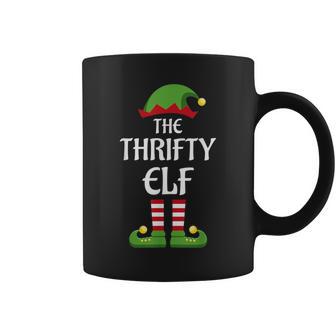 Thrifty Elf Family Matching Group Christmas Coffee Mug - Monsterry