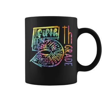 Tie Dye 5Th Grade Typography Squad First Day Of School Coffee Mug - Monsterry AU