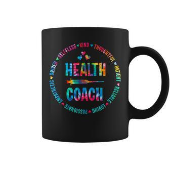 Tie Dye Health Coach Medical Assistant Nutritionist Coffee Mug | Mazezy