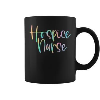 Tie Dye Hospice Nurse Life Pocket Hospice Squad Life Coffee Mug - Seseable