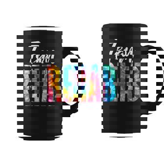 Tie Dye Team Rehab Rehabilitation Recovery Physical Therapy Coffee Mug - Thegiftio