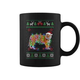 Tiger Animal Ugly Sweater Christmas Puppy Animal Lover Coffee Mug | Mazezy