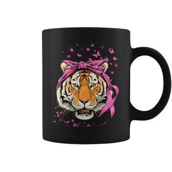 Tiger Breast Cancer Awareness Breast Cancer Survivors Coffee Mug | Mazezy