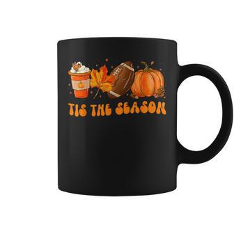 Tis The Season Football Football Fall Thanksgiving Coffee Mug - Monsterry UK