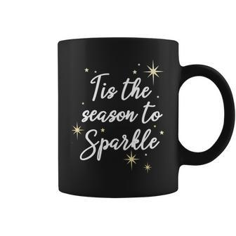Tis The Season To Sparkle Christmas Coffee Mug | Mazezy