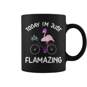 Today I Am Flamazing Amazing Flamingo Bicycle Lover Gift Coffee Mug | Mazezy