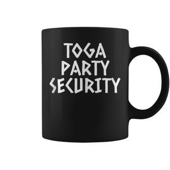 Toga Party Security College Greek Toga Party Costume Coffee Mug | Mazezy