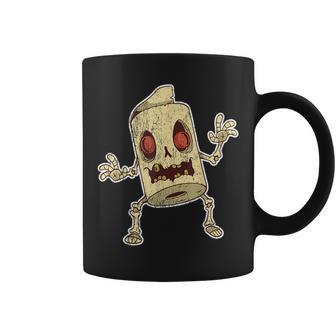 Toilet Paper Zombie Monster Vintage Funny Halloween Costume Halloween Funny Gifts Coffee Mug | Mazezy
