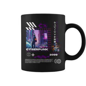 Tokyo Cyberpunk 2099 Urban Cityscape Aesthetic Coffee Mug - Thegiftio UK