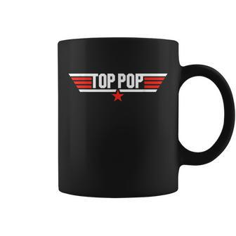 Top Pop Funny Cool 80S 1980S Grandpa Dad Fathers Day Gift For Mens Coffee Mug | Mazezy