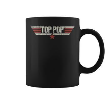 Top Pop Funny Vintage 80S Gift Father Grandpa Fathers Day Coffee Mug | Mazezy