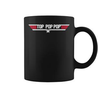 Top Pop Pop Funny Father Grandpa 80S Fathers Day Gift Coffee Mug | Mazezy