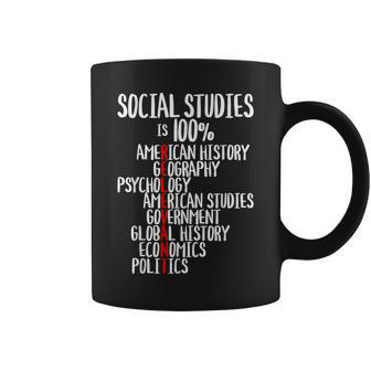 History Teacher Supplies Social Studies Is 100 Relevant Coffee Mug | Mazezy
