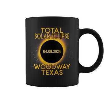 Total Solar Eclipse 2024 Woodway Texas Path Of Totality Coffee Mug | Mazezy