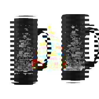Train Lover Xmas Tree Santa Christmas Train Coffee Mug - Thegiftio UK