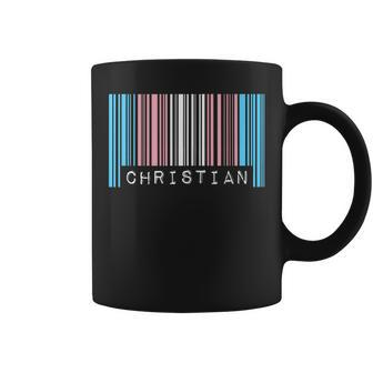 Transgender Barcode Pride Trans Christian Lgbtq Flag Coffee Mug - Seseable