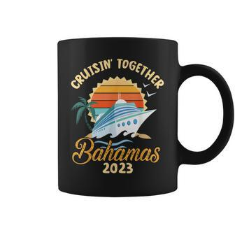 Trees Birds Beach Ship Waves Cruising Together Bahamas 2023 Coffee Mug - Thegiftio UK