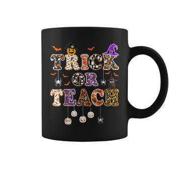 Trick Or Teach Teacher Happy Halloween Costume Coffee Mug