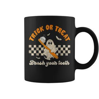 Trick Or Treat Brush Your Th Dentist Halloween Costume Coffee Mug - Monsterry