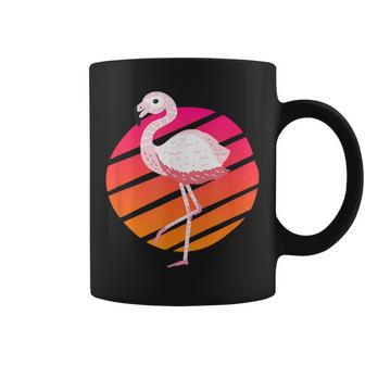 Tropical Vibrant Paradise Men And Flamingo Coffee Mug - Monsterry