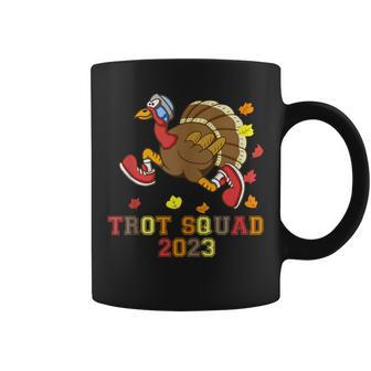 Trot Squad 2023 Running Exercise Turkey Thanksgiving Coffee Mug | Mazezy