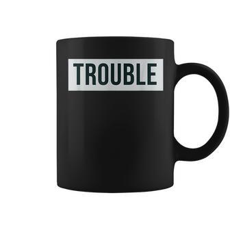 Trouble-Makers Unite Matching Couple Coffee Mug - Monsterry