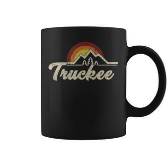 Truckee California Tahoe Retro Vintage Idea Souvenir Coffee Mug | Mazezy