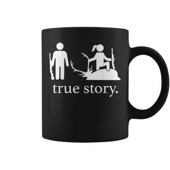 True-Story Hunting Lover Hunter Coffee Mug - Seseable
