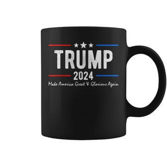 Trump 2024 Make America Great And Glorious Again Coffee Mug - Seseable