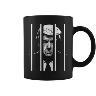 Trump Behind Bars Anti-Trump Coffee Mug - Seseable