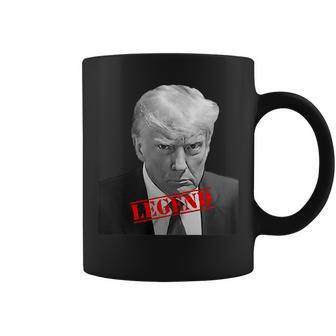Trump Georgia Shot Legend Not Guilty Stamp Coffee Mug | Mazezy