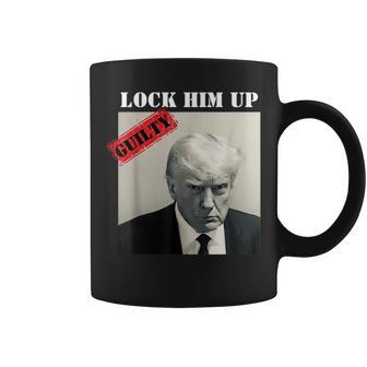 Trump Hot Lock Him Up Guilty Jail Prison Anti-Trump Coffee Mug | Mazezy