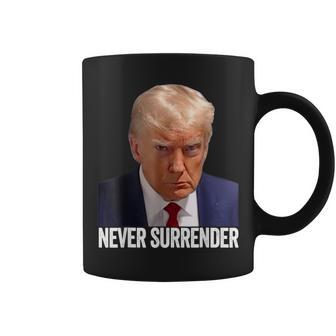 Trump Shot Donald Trump Shot Never Surrender Coffee Mug - Seseable