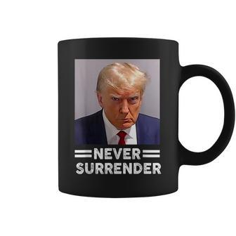 Trump Shot Never Surrender Trump Vote 2024 Coffee Mug | Mazezy