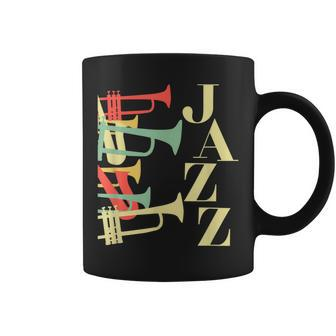 Trumpet Retro Jazz Musicians & Trumpeters Coffee Mug | Mazezy