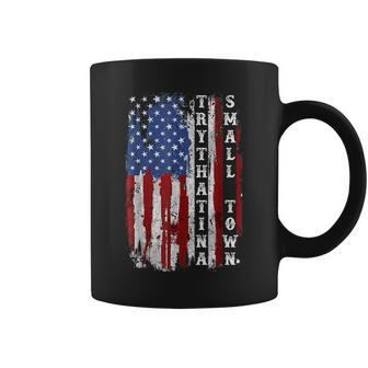 Try That In A Small Country Western TownCountry Music Lover Coffee Mug | Mazezy