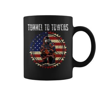 Tunnel To Towers America Flag Inserts Coffee Mug - Thegiftio UK