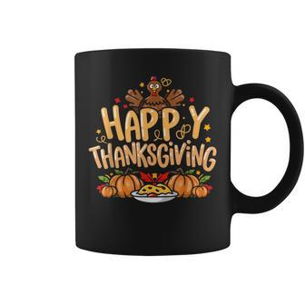 Turkey Day Happy Thanksgiving Family Dinner Thanksgiving Coffee Mug | Mazezy