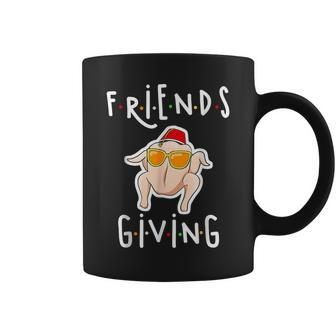 Turkey Friends Giving Happy Friendsgiving Thanksgiving Coffee Mug - Seseable