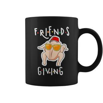 Turkey Friends Giving Happy Friendsgiving Thanksgiving Coffee Mug | Mazezy