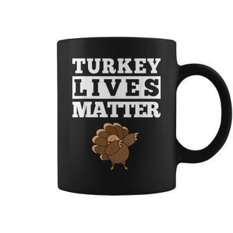 Turkey Lives Matter Dabbing Turkey Funny Thanksgiving Gift For Women Coffee Mug - Thegiftio UK