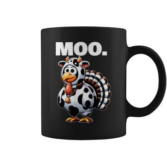 Turkey Moo Thanksgiving Coffee Mug - Seseable