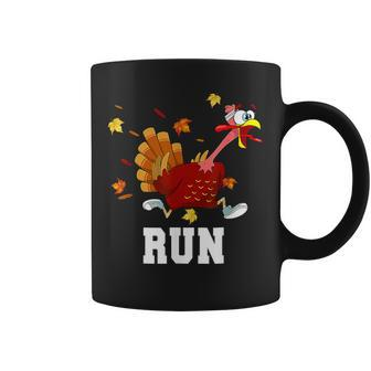 Turkey Run Costume Thanksgiving Running Turkey Trot Coffee Mug - Seseable