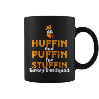 Turkey Trot Squad Family Running Costume Thanksgiving Coffee Mug | Mazezy