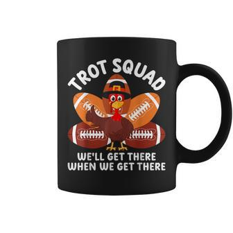 Turkey Trot Squad Thanksgiving Running Costume Boy Men Coffee Mug - Monsterry