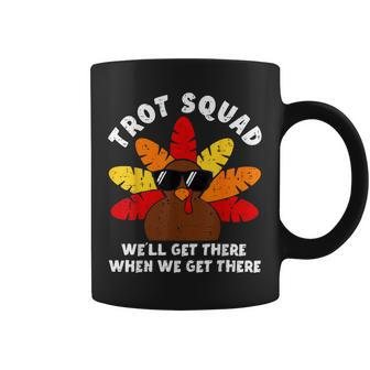 Turkey Trot Squad Race Thanksgiving Running Runner Coffee Mug - Thegiftio UK