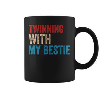 Twinning With My Bestie Boy Spirit Week Twin Day Best Friend Coffee Mug - Seseable
