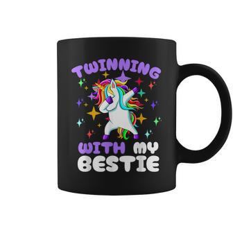 Twinning Unicorn Bestie Spirit Week Twin Day Best Friend Coffee Mug - Monsterry DE